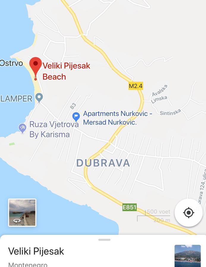 Apartments Nurkovic Dobra Voda Eksteriør bilde